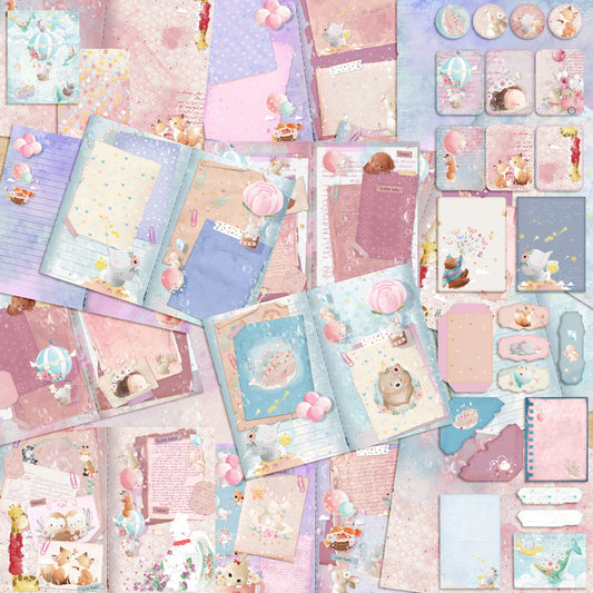 Bubbly Babies Journal Pages - 7580