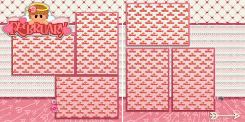 February TBD - 968 - EZscrapbooks Scrapbook Layouts Love - Valentine, Months of the Year, Winter