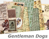 Gentleman Dogs Paper Pack - 7336 - EZscrapbooks Scrapbook Layouts dogs, Journals, paper pack