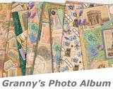 Granny's Photo Album Paper Pack - 7321 - EZscrapbooks Scrapbook Layouts Journals, paper pack