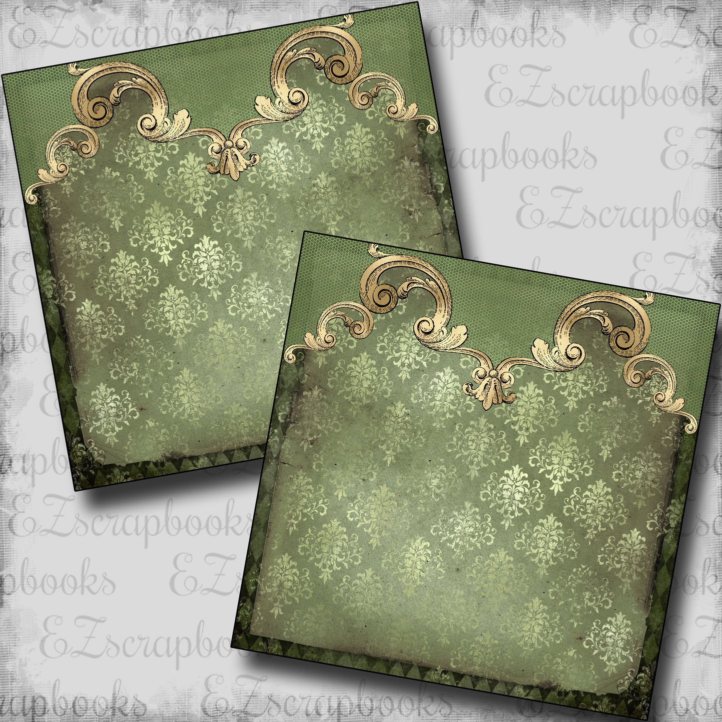 Green Ornate Ephemera NPM - 6473