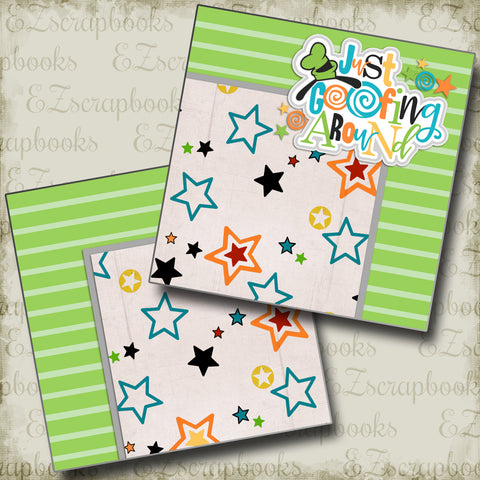 Goofing Around NPM - 2306 - EZscrapbooks Scrapbook Layouts Disney