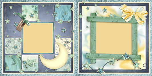 Goodnight Moon - 292 - EZscrapbooks Scrapbook Layouts Baby - Toddler