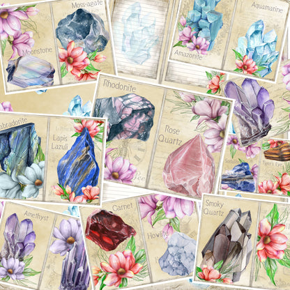 Gemstones & Magnolias Journal Pages - 23-7041