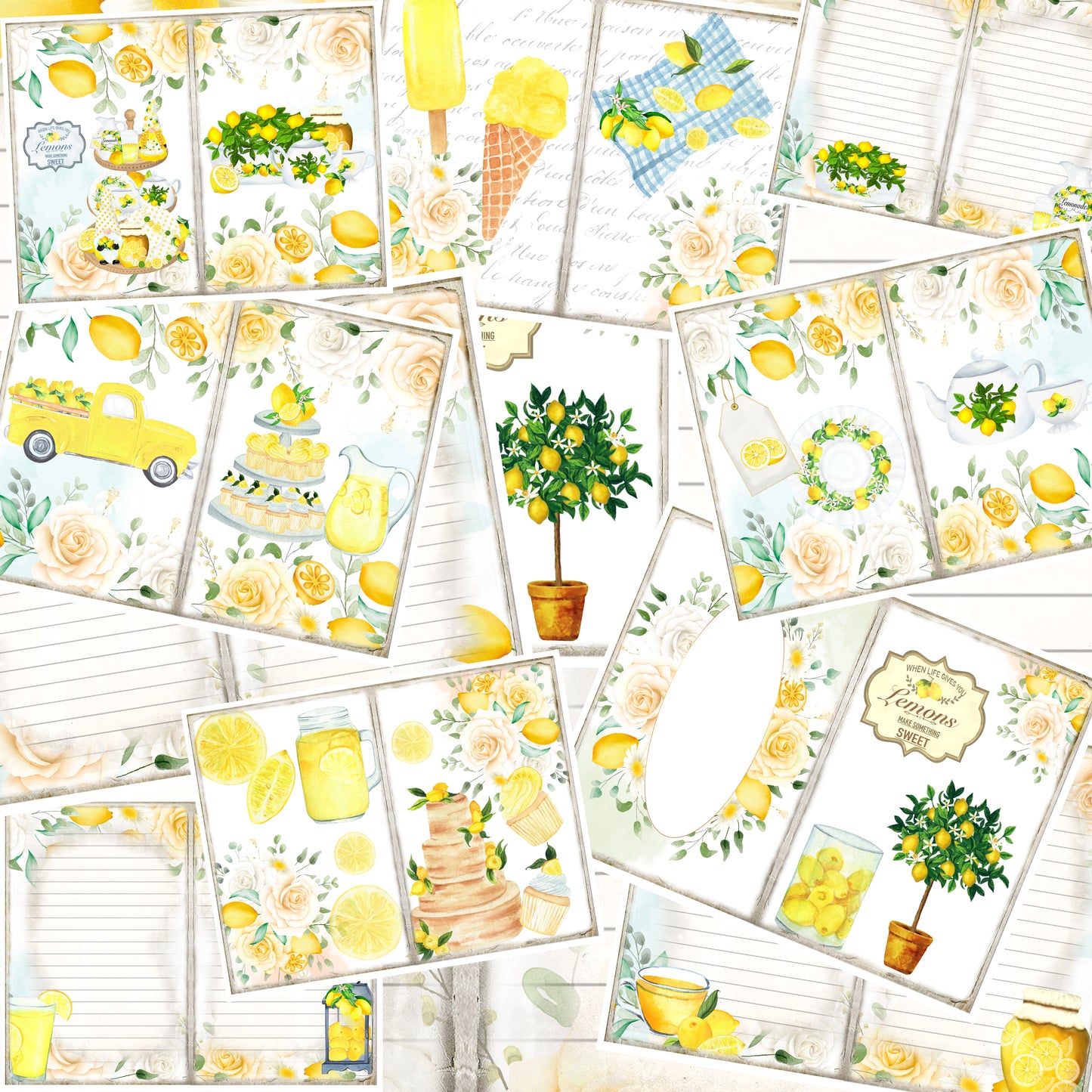 Lemon Journal Pages - 23-7057