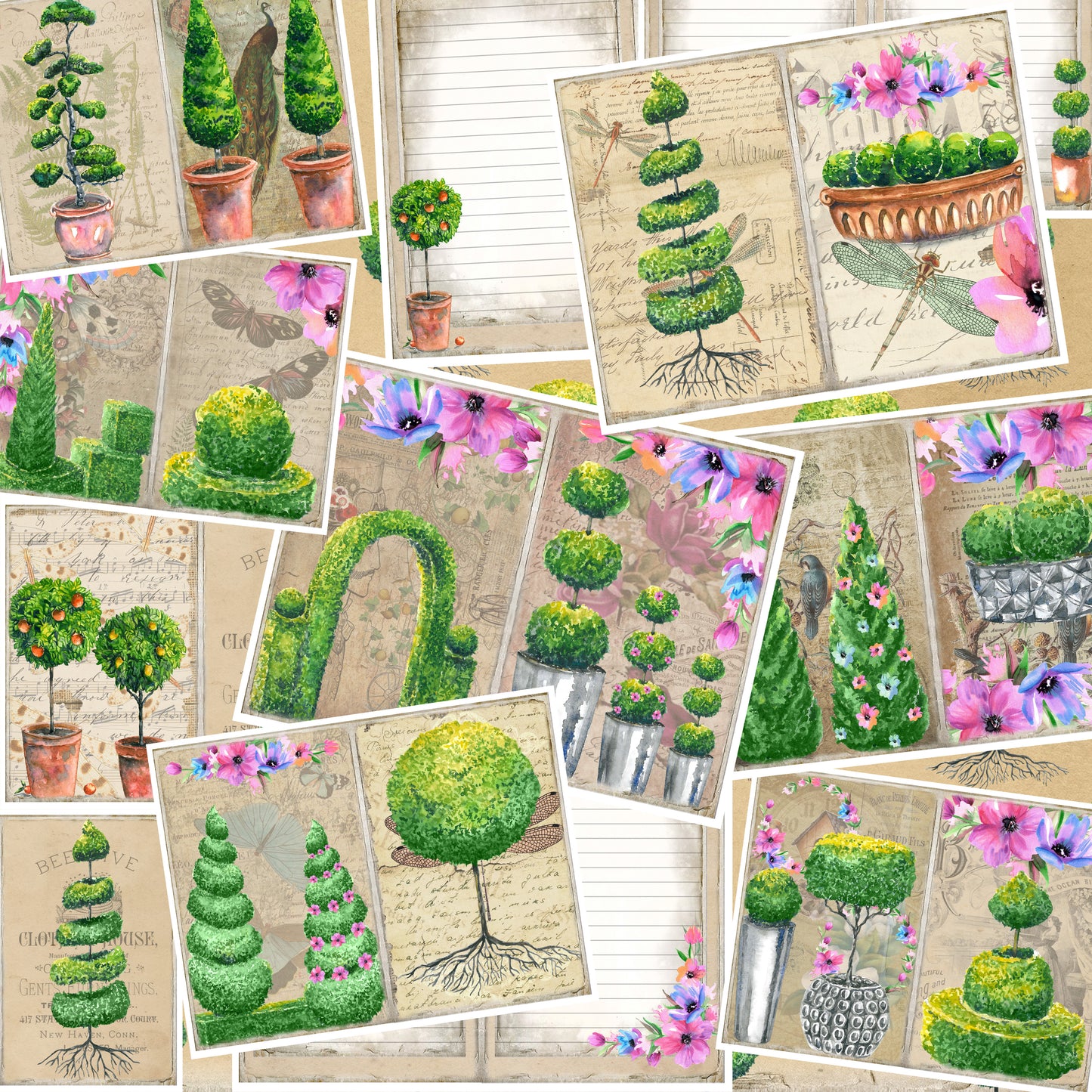 The Topiary Journal Pages - 23-7096