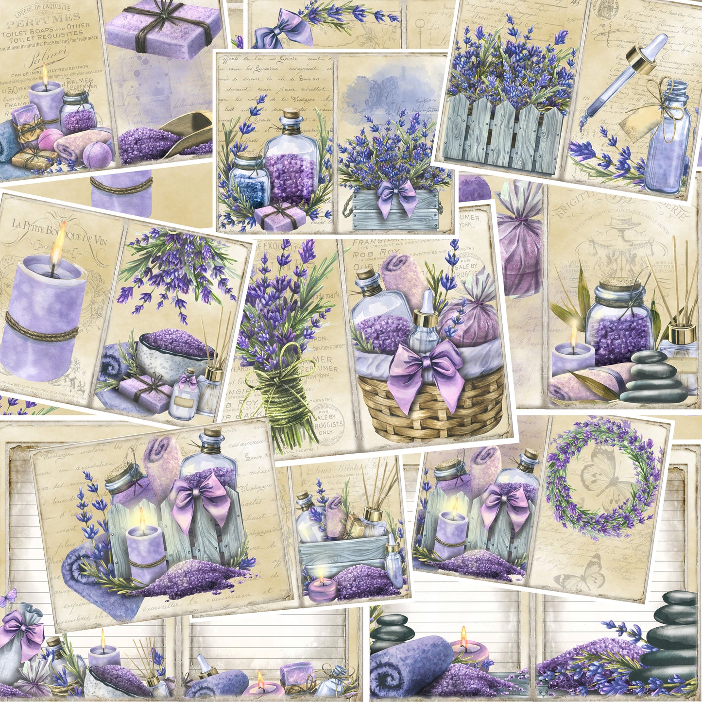 Lavender Delights Journal Pages - 23-7055