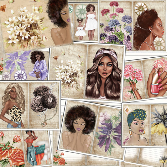 African Beauties Journal Pages - 7969