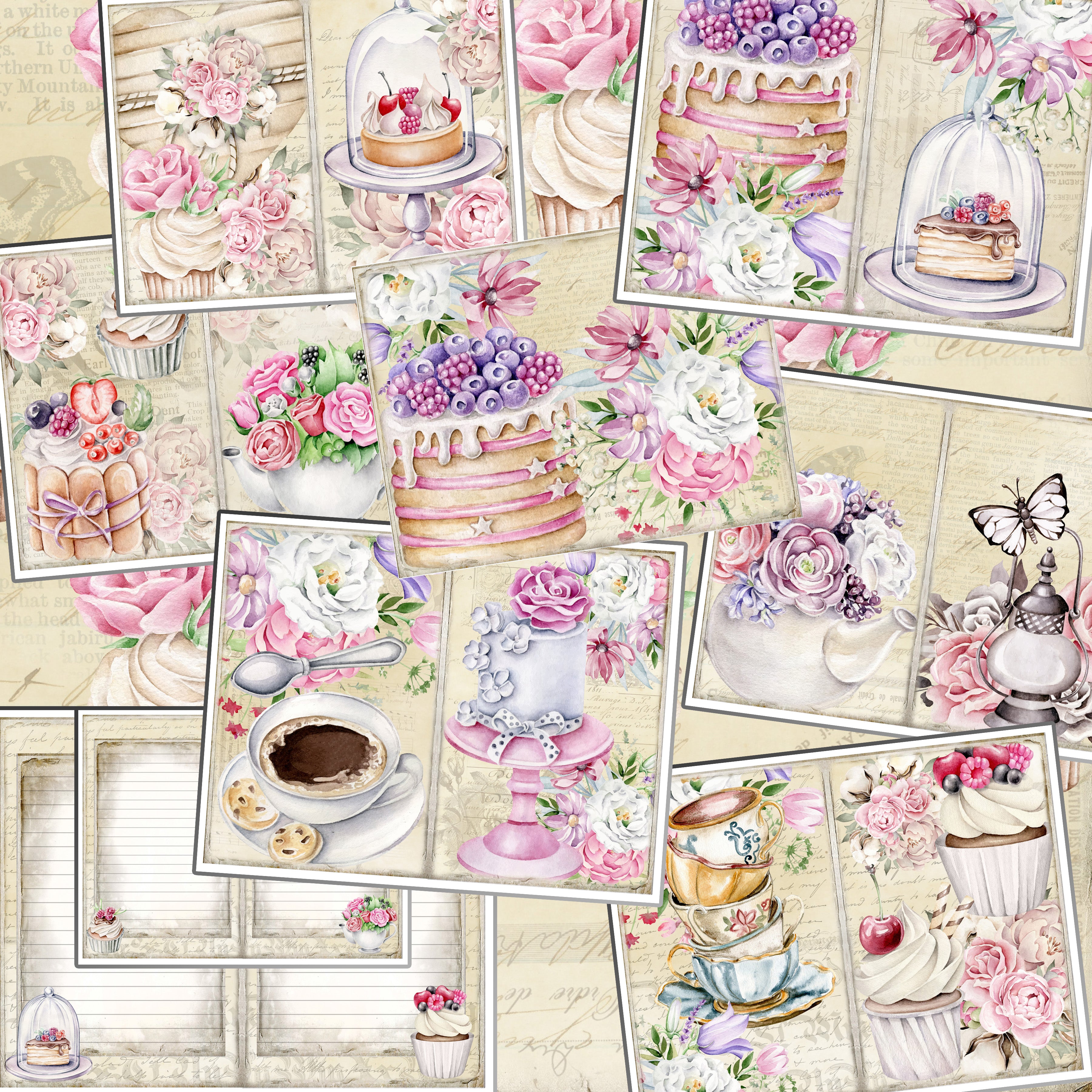 High Tea Journal Pages - 23-7118 – EZscrapbooks