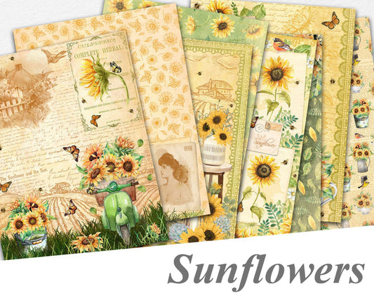 Sunflowers Paper Pack - 7362