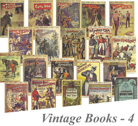 Vintage Distressed Book Covers - 4 - 7351