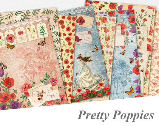 Pretty Poppies Paper Pack - 7361