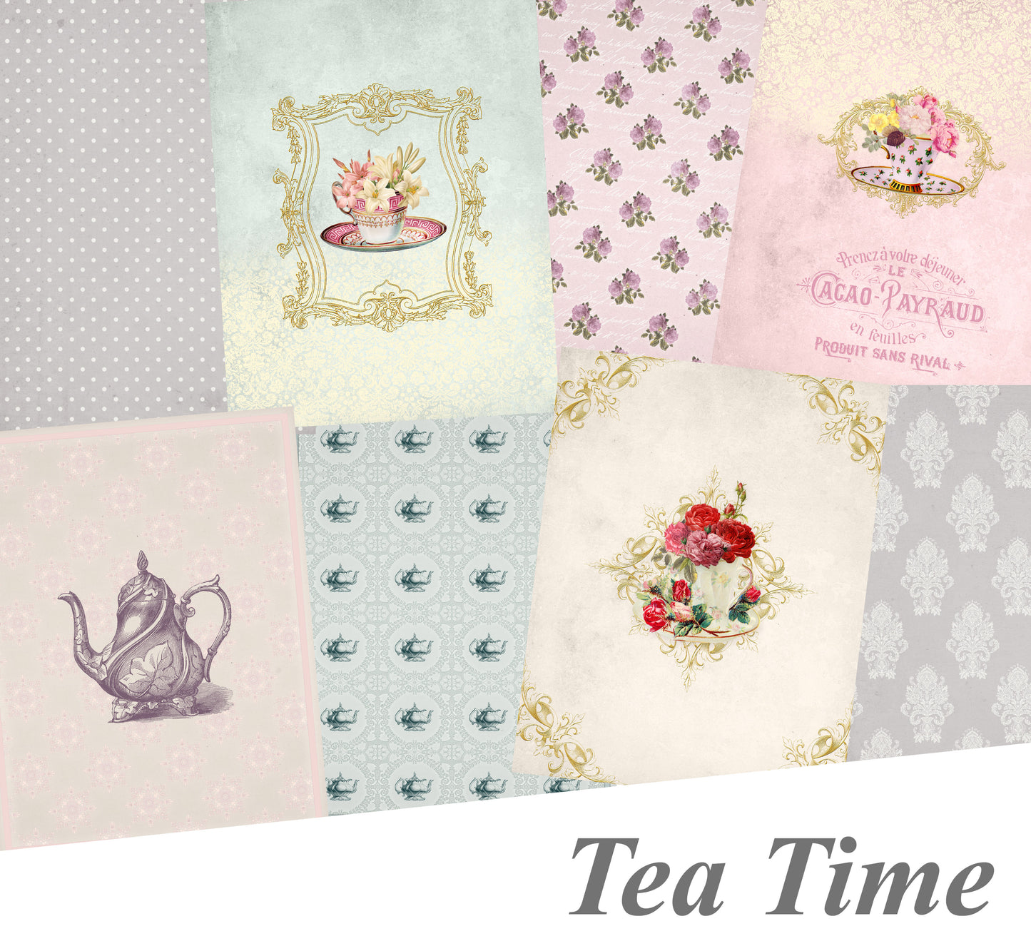 Tea Time Paper Pack - 7328