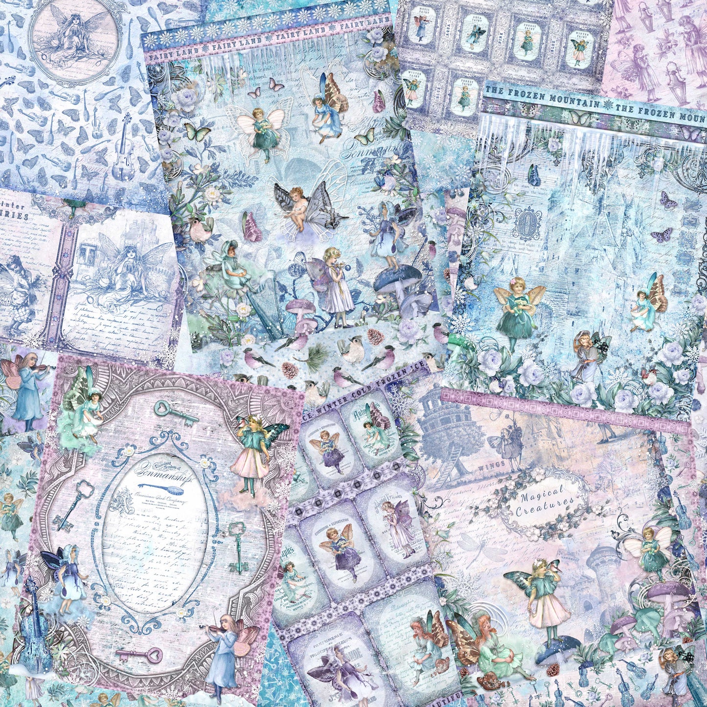 Winter Fairies Mega Paper Pack - 7947