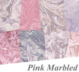 Pink Marbled Paper Pack - 7326