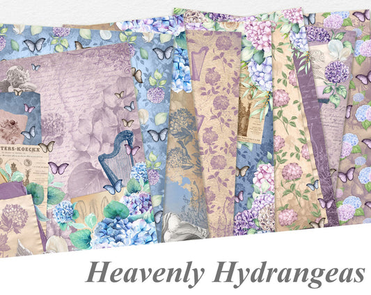 Heavenly Hydrangeas Paper Pack - 7360