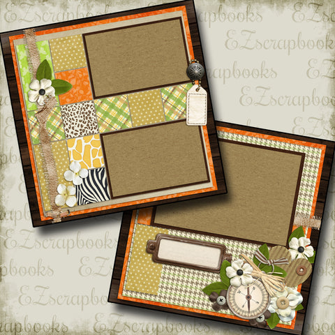 Safari - 246 - EZscrapbooks Scrapbook Layouts Disney