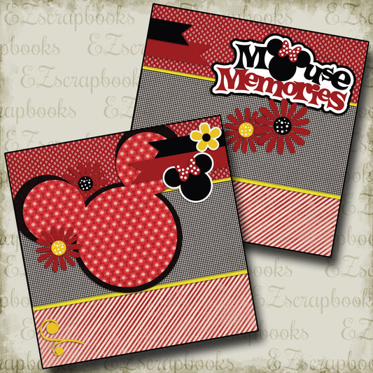 Mouse Memories NPM - 2412 - EZscrapbooks Scrapbook Layouts Disney