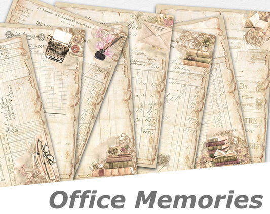 Office Memories Ephemera Paper Pack - 7429