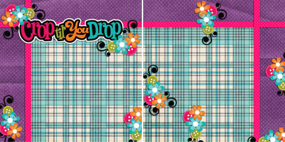 Crop Til You Drop NPM - 2297 - EZscrapbooks Scrapbook Layouts Other, Scrapbooking - Crafts