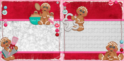 Baking Memories NPM - 2637 - EZscrapbooks Scrapbook Layouts Christmas