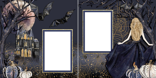 Enchanted Night Blonde - Digital Scrapbook Pages - INSTANT DOWNLOAD