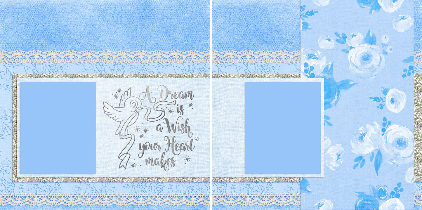 A Dream is a Wish - 4810 - EZscrapbooks Scrapbook Layouts Disney