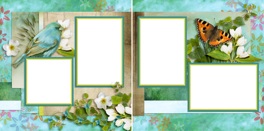 Those That Fly - Digital Scrapbook Pages - INSTANT DOWNLOAD - 2019 - EZscrapbooks Scrapbook Layouts Other, Spring - Easter