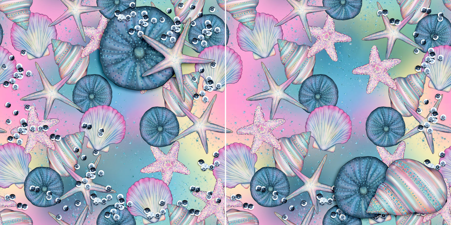 Magical Ocean EZ Background Pages -  Digital Bundle - 10 Digital Scrapbook Pages - INSTANT DOWNLOAD