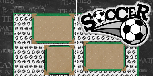 Soccer - 2188 - EZscrapbooks Scrapbook Layouts Sports