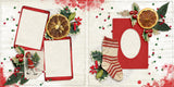 Retro Christmas Stocking - 5182 - EZscrapbooks Scrapbook Layouts Christmas