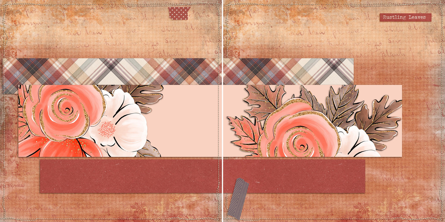 Then Comes Autumn NPM - 5061 - EZscrapbooks Scrapbook Layouts Fall - Autumn