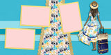 Escape Girl Brunette Dark - 5464 - EZscrapbooks Scrapbook Layouts Beach - Tropical, cruise, Vacation