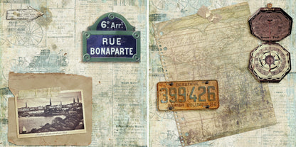 Rue Bonaparte NPM - 4591 - EZscrapbooks Scrapbook Layouts Grandmother, Heritage