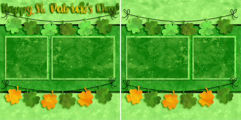 Happy St Patrick's Day - 2779 - EZscrapbooks Scrapbook Layouts Foods, St Patrick's Day
