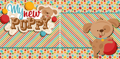 My New Puppy Red NPM - 4027 - EZscrapbooks Scrapbook Layouts dogs, Pets