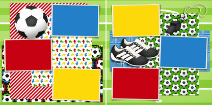 Soccer Gear - 4920 - EZscrapbooks Scrapbook Layouts soccer, Sports