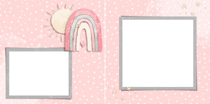 Sweet Baby Girl EZ Quick Pages -  Digital Bundle - 10 Digital Scrapbook Pages - INSTANT DOWNLOAD