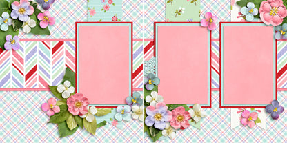 Pink Pretties - 3180 - EZscrapbooks Scrapbook Layouts Girls, Other