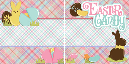 Easter Candy NPM - 2303 - EZscrapbooks Scrapbook Layouts Spring - Easter