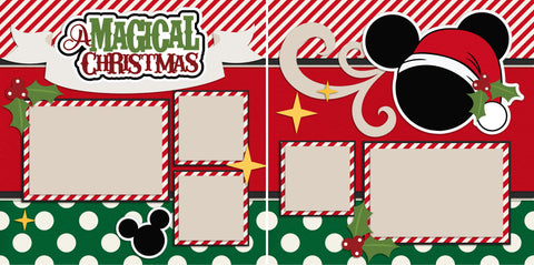 Magical Christmas - 2191 - EZscrapbooks Scrapbook Layouts Disney