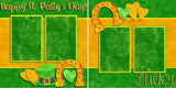 Lucky Horseshoes - 2781 - EZscrapbooks Scrapbook Layouts St Patrick's Day