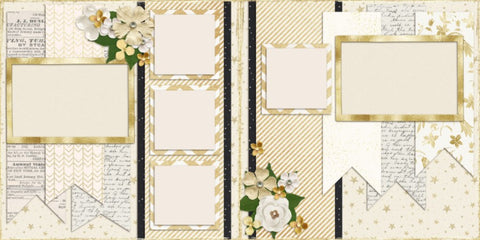 Wedding TEN - 672 - EZscrapbooks Scrapbook Layouts Wedding