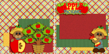 Apple Picking NPM - 4145 - EZscrapbooks Scrapbook Layouts Fall - Autumn
