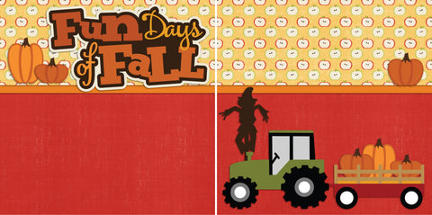 Fun Days of Fall NPM - 2304 - EZscrapbooks Scrapbook Layouts Fall - Autumn