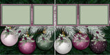Purple Christmas - 2883 - EZscrapbooks Scrapbook Layouts Christmas