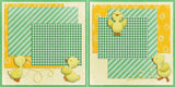 Duckies at Play NPM - 5253 - EZscrapbooks Scrapbook Layouts Baby - Toddler, Spring - Easter