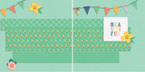 Beautiful NPM - 4523 - EZscrapbooks Scrapbook Layouts Girls, Spring - Easter
