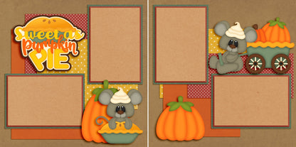 Sweet as Pumpkin Pie - 4942 - EZscrapbooks Scrapbook Layouts Fall - Autumn