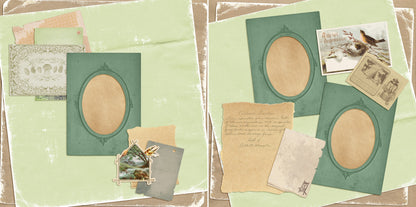 Forest Garden - 5502 - EZscrapbooks Scrapbook Layouts Farm - Garden, Spring